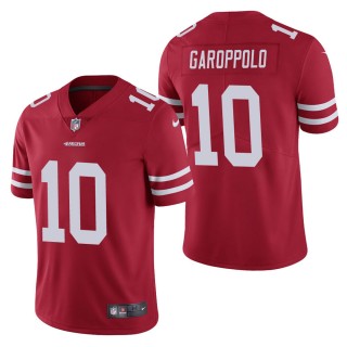 Men's San Francisco 49ers Jimmy Garoppolo Scarlet Vapor Untouchable Limited Jersey