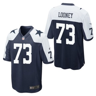 Men's Dallas Cowboys Joe Looney Navy Alternate Game Jersey