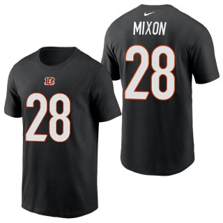 Men's Cincinnati Bengals Joe Mixon Black 2021 Name & Number T-Shirt