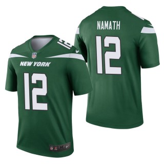 Men's New York Jets Joe Namath Green Legend Jersey