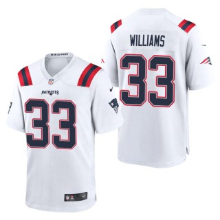 Men's New England Patriots Joejuan Williams White Game Jersey