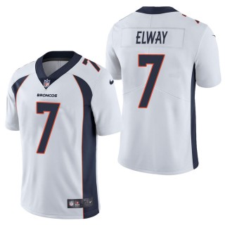 Men's Denver Broncos John Elway White Vapor Untouchable Limited Jersey