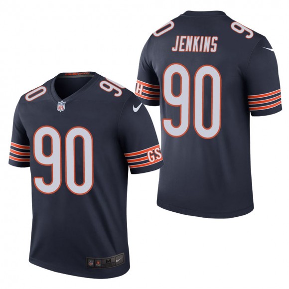 Men's Chicago Bears John Jenkins Navy Color Rush Legend Jersey