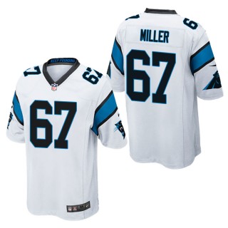 Men's Carolina Panthers John Miller White Game Jersey