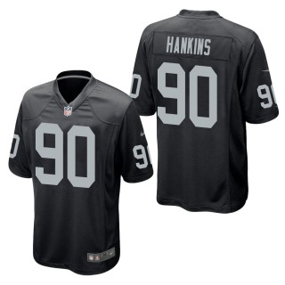Men's Las Vegas Raiders Johnathan Hankins Black Game Jersey
