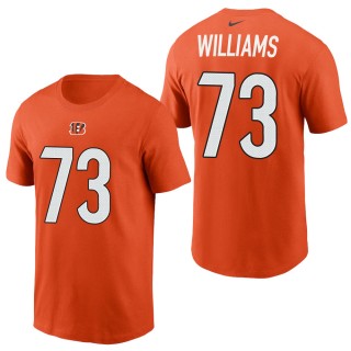 Men's Cincinnati Bengals Jonah Williams Orange 2021 Name & Number T-Shirt