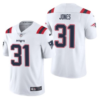 Men's New England Patriots Jonathan Jones White Vapor Limited Jersey