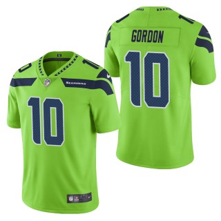 Men's Seattle Seahawks Josh Gordon Green Color Rush Limited Jersey