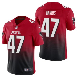Men's Atlanta Falcons Josh Harris Red 2nd Alternate Vapor Limited Jersey