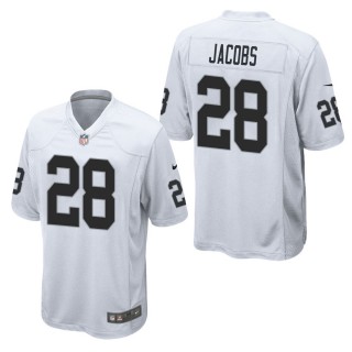 Men's Las Vegas Raiders Josh Jacobs White Game Jersey