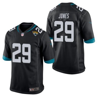 Men's Jacksonville Jaguars Josh Jones Black Game Jersey