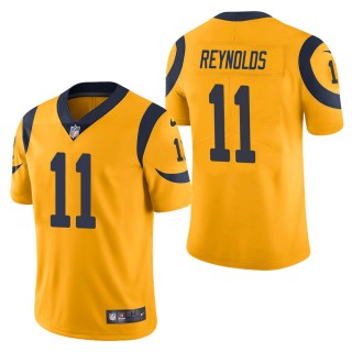 Men's Los Angeles Rams Josh Reynolds Gold Color Rush Limited Jersey