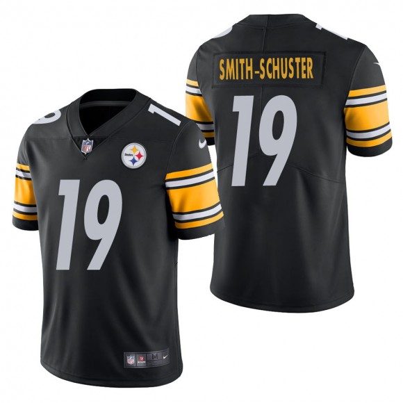 Men's Pittsburgh Steelers JuJu Smith-Schuster Black Vapor Untouchable Limited Jersey