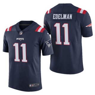 Men's New England Patriots Julian Edelman Navy Color Rush Limited Jersey