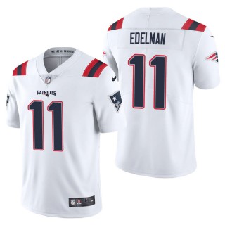 Men's New England Patriots Julian Edelman White Vapor Limited Jersey