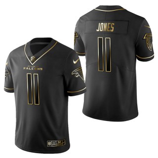 Men's Atlanta Falcons Julio Jones Black Golden Edition Jersey