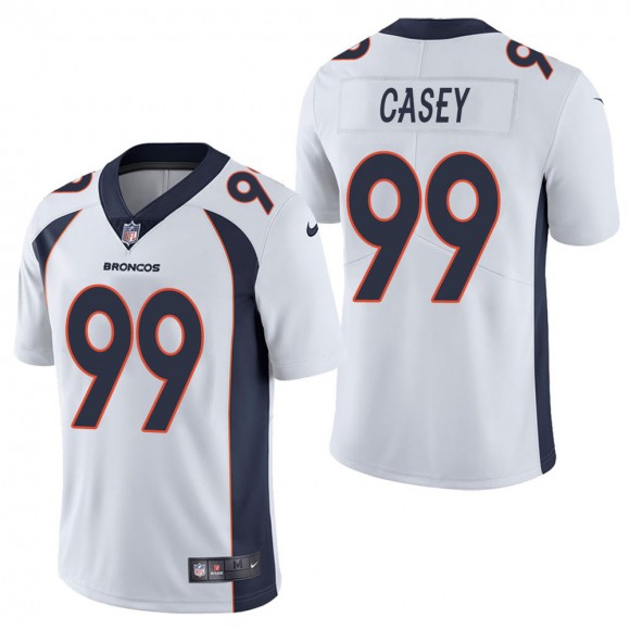Men's Denver Broncos Jurrell Casey White Vapor Untouchable Limited Jersey