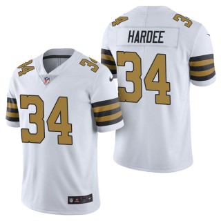 Men's New Orleans Saints Justin Hardee White Color Rush Limited Jersey