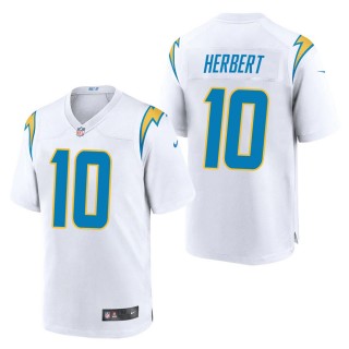 Men's Los Angeles Chargers Justin Herbert White Game Jersey