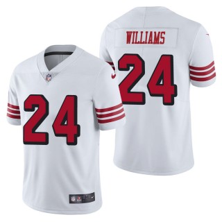 Men's San Francisco 49ers K'Waun Williams White Color Rush Limited Jersey