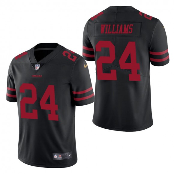 Men's San Francisco 49ers K'Waun Williams Black Vapor Untouchable Limited Jersey