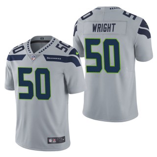 Men's Seattle Seahawks K.J. Wright Gray Vapor Untouchable Limited Jersey