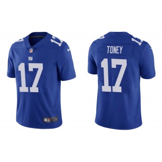 Men's New York Giants Kadarius Toney Blue Vapor Limited Jersey