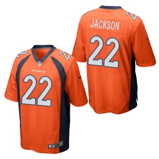 Men's Denver Broncos Kareem Jackson Orange Game Jersey
