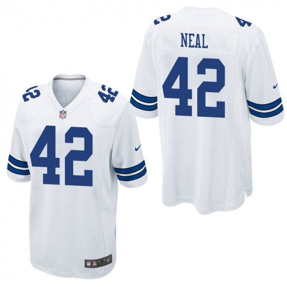 Men's Dallas Cowboys Keanu Neal White Game Jersey