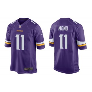 Men's Minnesota Vikings Kellen Mond Purple Game Jersey