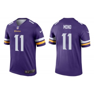 Men's Minnesota Vikings Kellen Mond Purple Legend Jersey