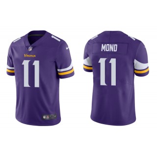 Men's Minnesota Vikings Kellen Mond Purple Vapor Limited Jersey