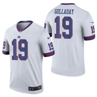 Men's New York Giants Kenny Golladay White Color Rush Legend Jersey