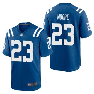 Men's Indianapolis Colts Kenny Moore Royal Game Jersey