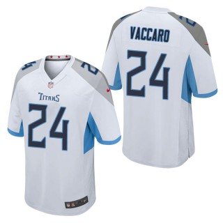 Men's Tennessee Titans Kenny Vaccaro White Game Jersey