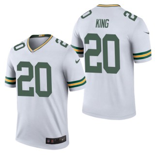 Men's Green Bay Packers Kevin King White Color Rush Legend Jersey
