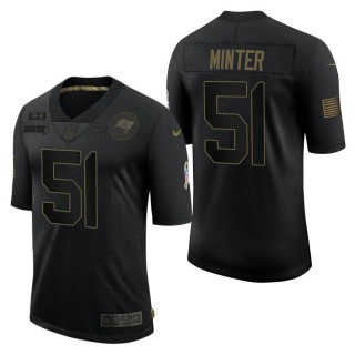 Men's Tampa Bay Buccaneers Kevin Minter Black Salute to Service Jersey