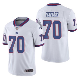 Men's New York Giants Kevin Zeitler White Color Rush Limited Jersey