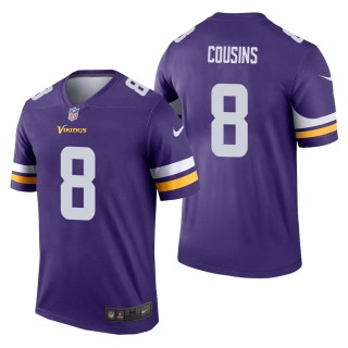 Men's Minnesota Vikings Kirk Cousins Purple Legend Jersey