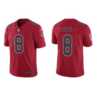 Men's Atlanta Falcons Kyle Pitts Red Color Rush Limited Jersey