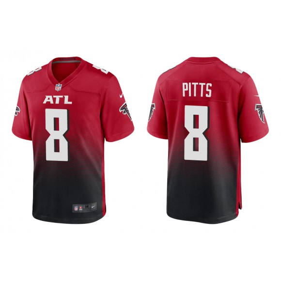 Men's Atlanta Falcons Kyle Pitts Red Vapor Limited Jersey