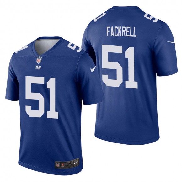 Men's New York Giants Kyler Fackrell Royal Legend Jersey
