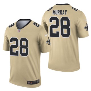 Men's New Orleans Saints Latavius Murray Gold Inverted Legend Jersey