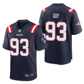 Men's New England Patriots Lawrence Guy Navy Game Jersey