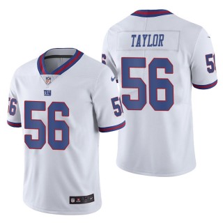 Men's New York Giants Lawrence Taylor White Color Rush Limited Jersey