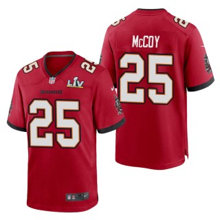 Men's Tampa Bay Buccaneers LeSean McCoy Red Super Bowl LV Jersey