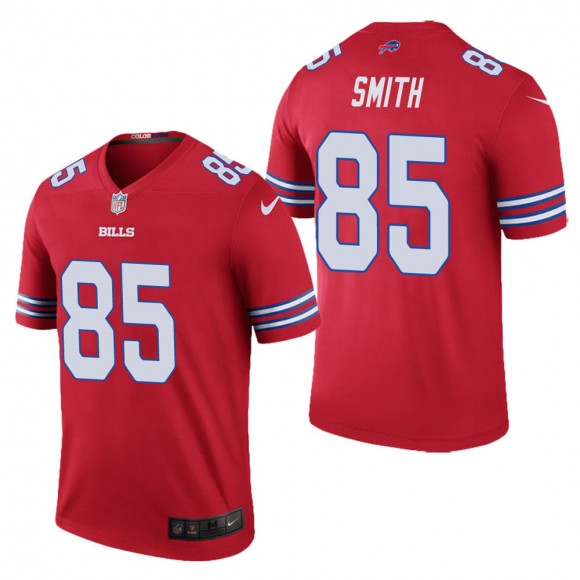 Men's Buffalo Bills Lee Smith Red Color Rush Legend Jersey