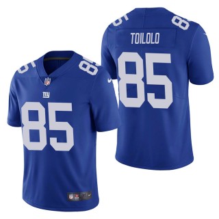 Men's New York Giants Levine Toilolo Blue Vapor Untouchable Limited Jersey