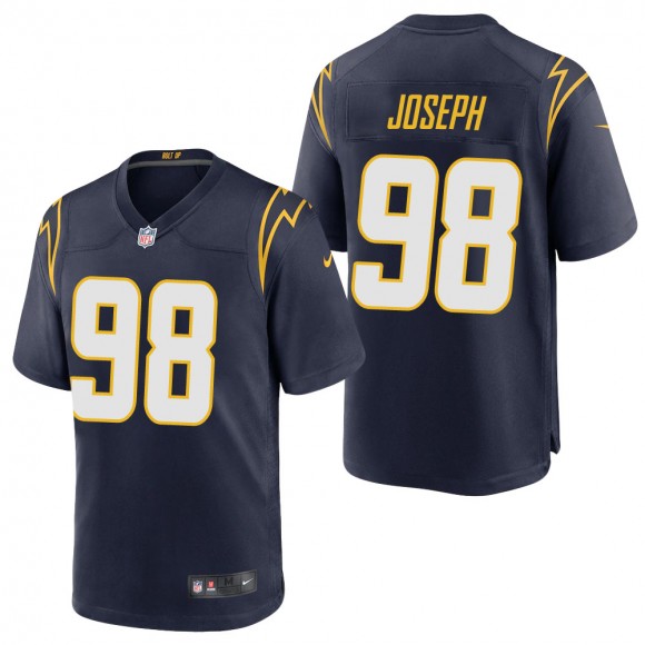 Men's Los Angeles Chargers Linval Joseph Navy Alternate Game Jersey