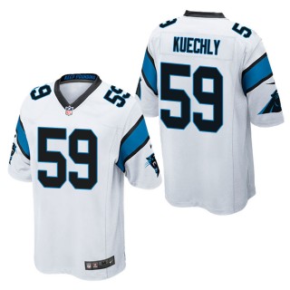 Men's Carolina Panthers Luke Kuechly White Game Jersey